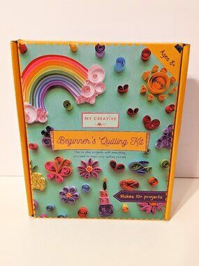 My Creative Camp Beginner's Quilling Kit -DIY Paper Craft Kit for Kids and Adult
